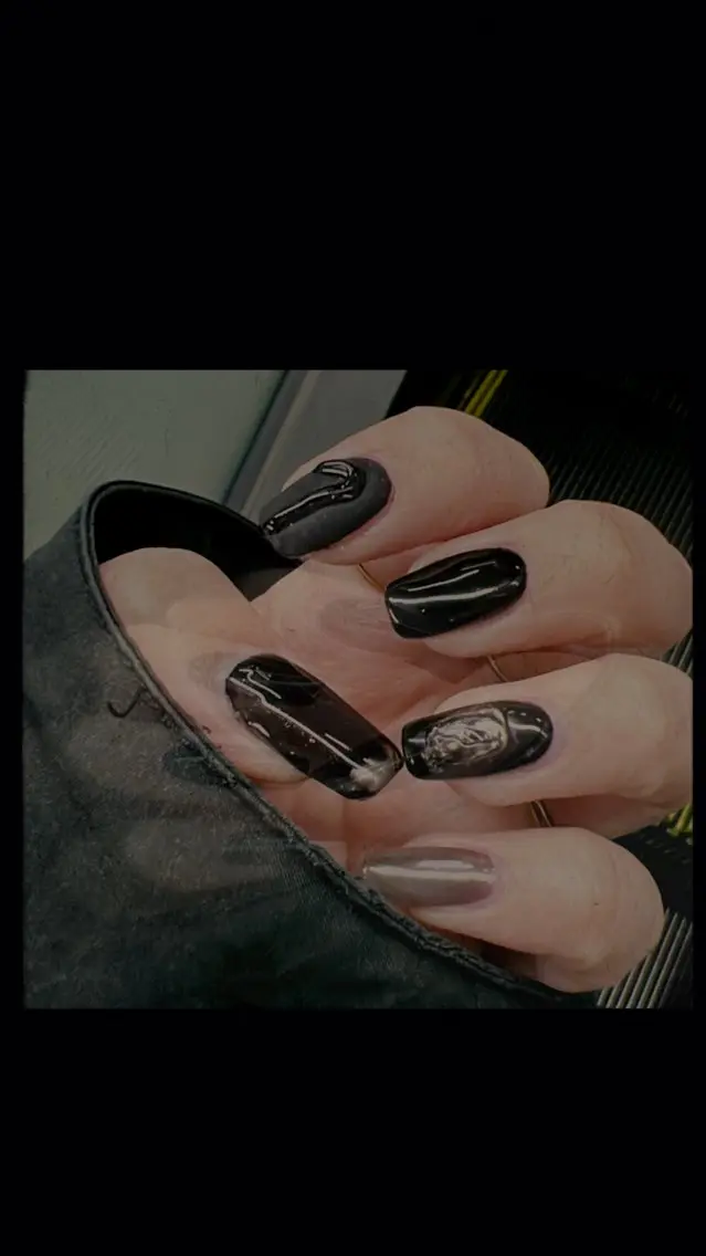 ネイル フラッシュネイル ジェルネイル 韓国ネイル 持ち込み ニュアンスネイル Bana_ Nailのネイルデザイン