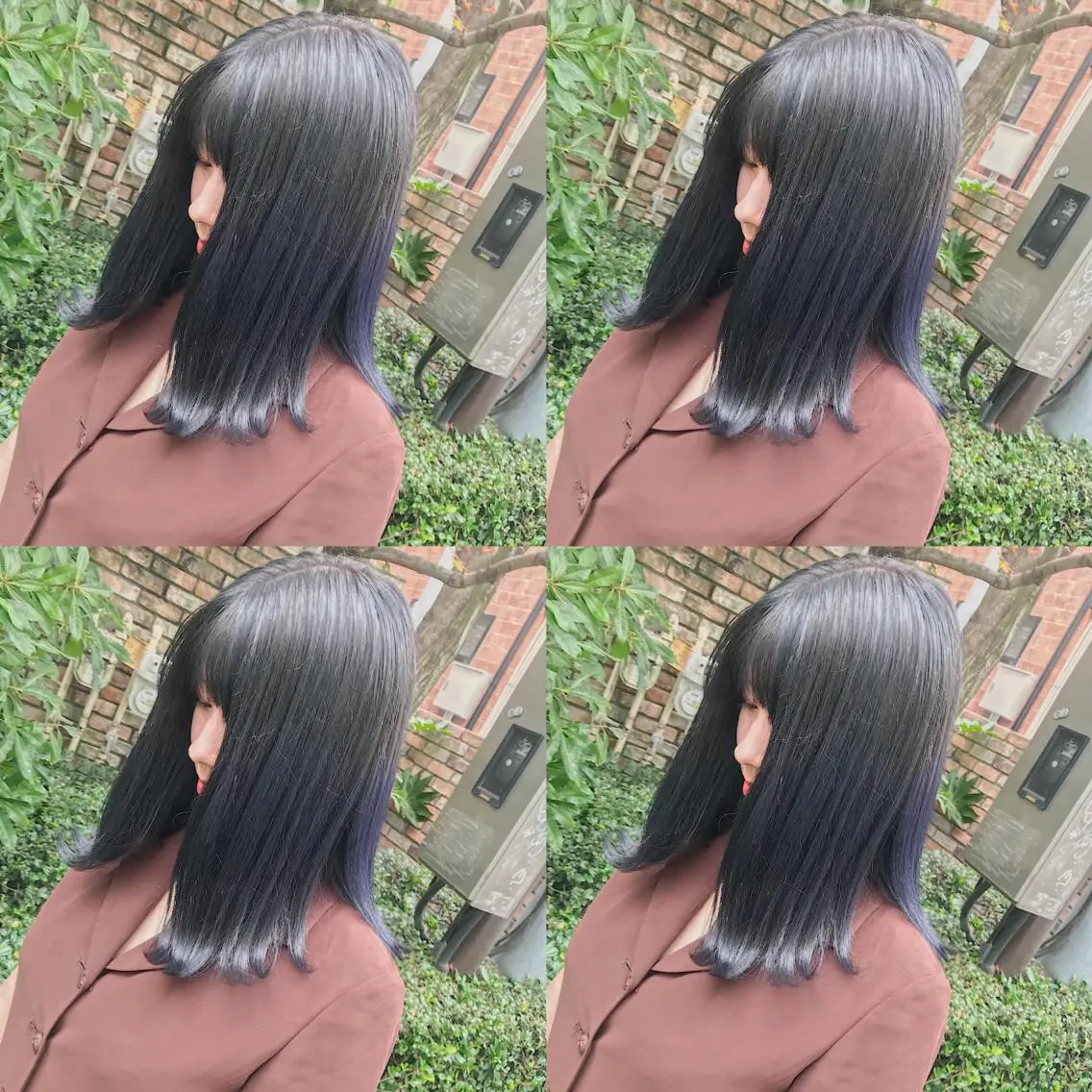 ミディアム カラー ヘアアレンジ カット ヘアカラー トリートメント TAKUMAブリーチ /切りっぱなし🪽のヘアスタイル
