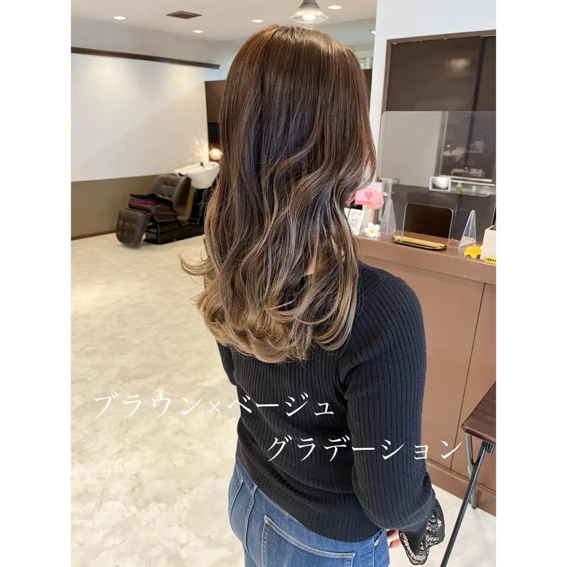 ロング カラー 坂井田 浩樹のヘアスタイル
