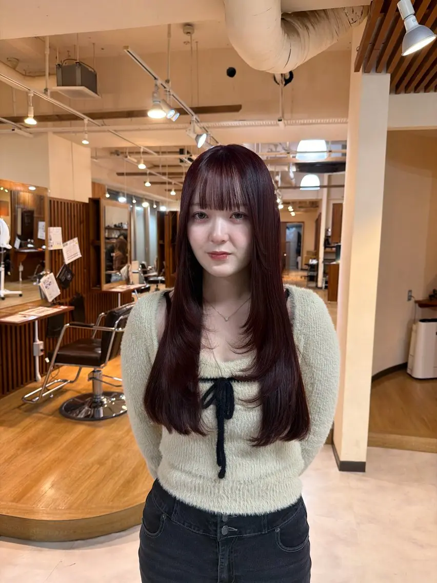 ロング 林 佑哉のヘアスタイル