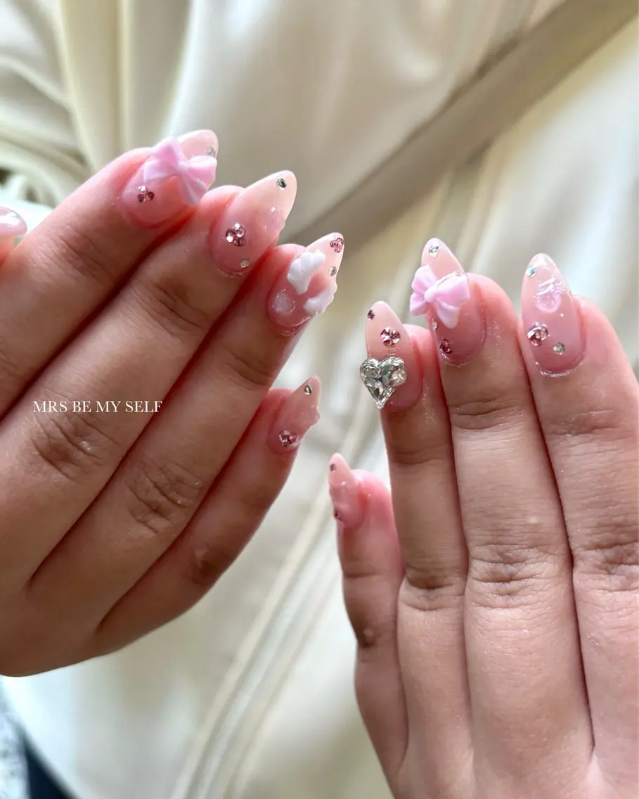 ネイル ピンク ワンホンネイル MRS/ miyu🎀のネイルデザイン