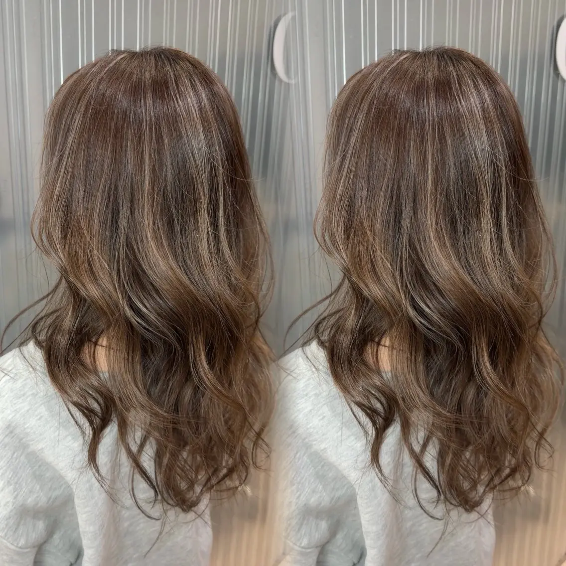 ロング カラー ハイライトカラー ハイライト カット ヘアカラー トリートメント 大智/ハイライト バレイヤージュのヘアスタイル