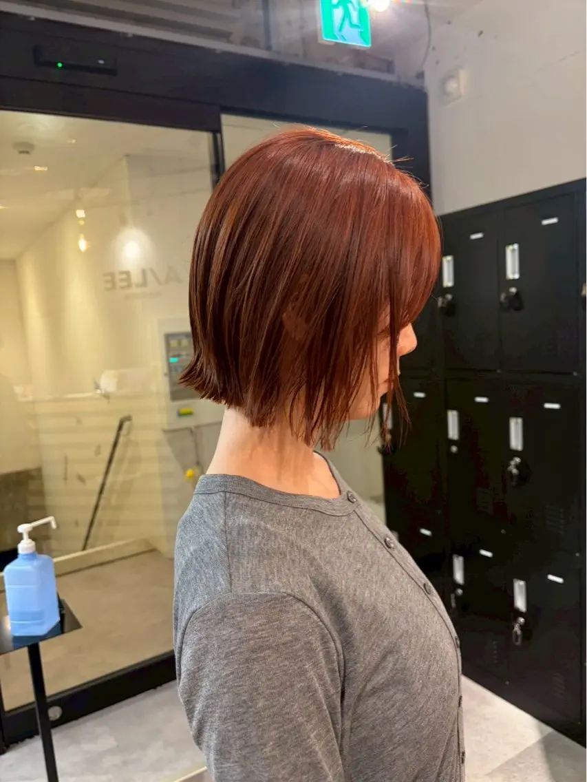 ミディアム 中田 桃夏のヘアスタイル