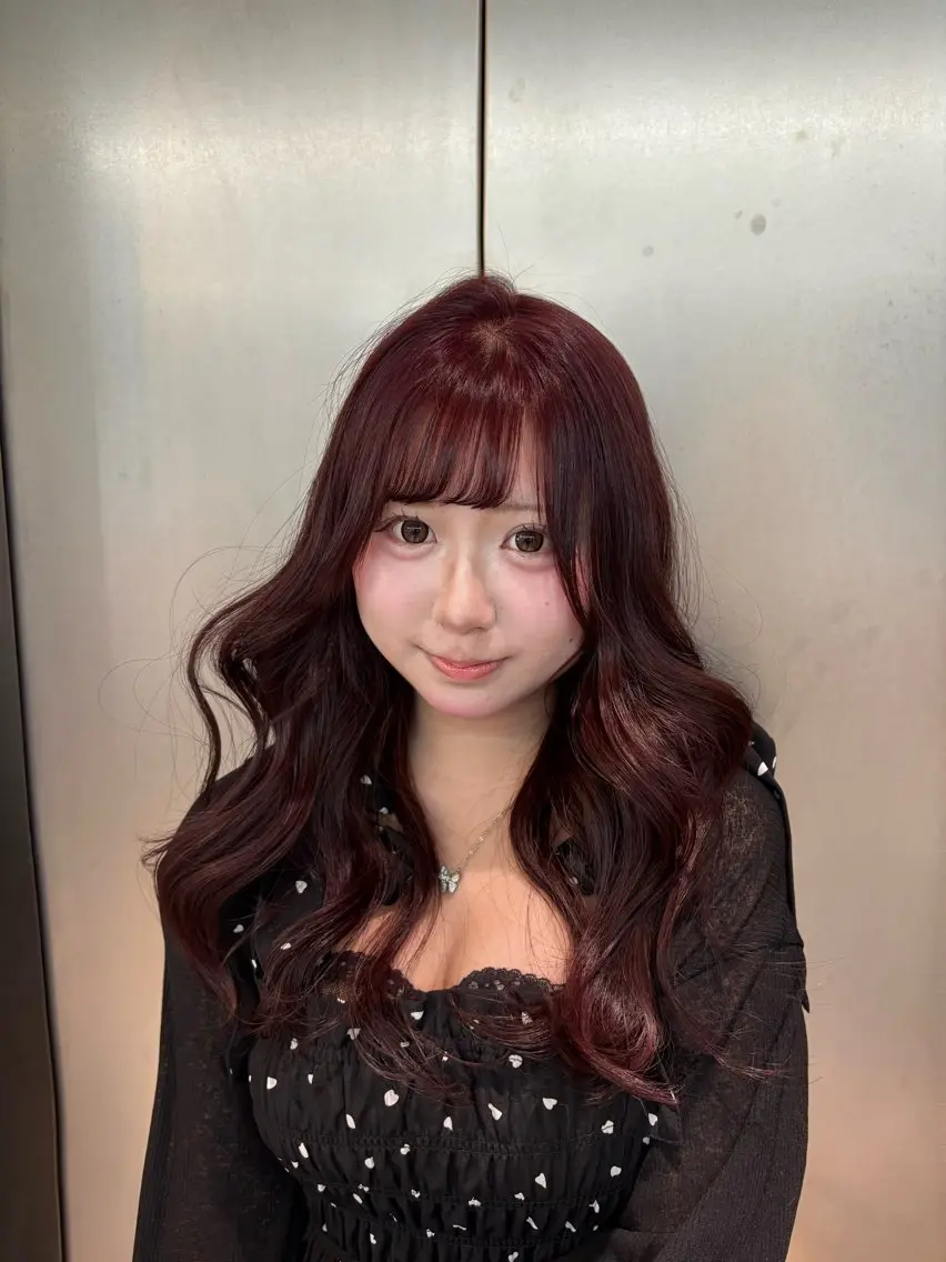 ロング カラー ヘアカラー lond/ MOMOKOのヘアスタイル