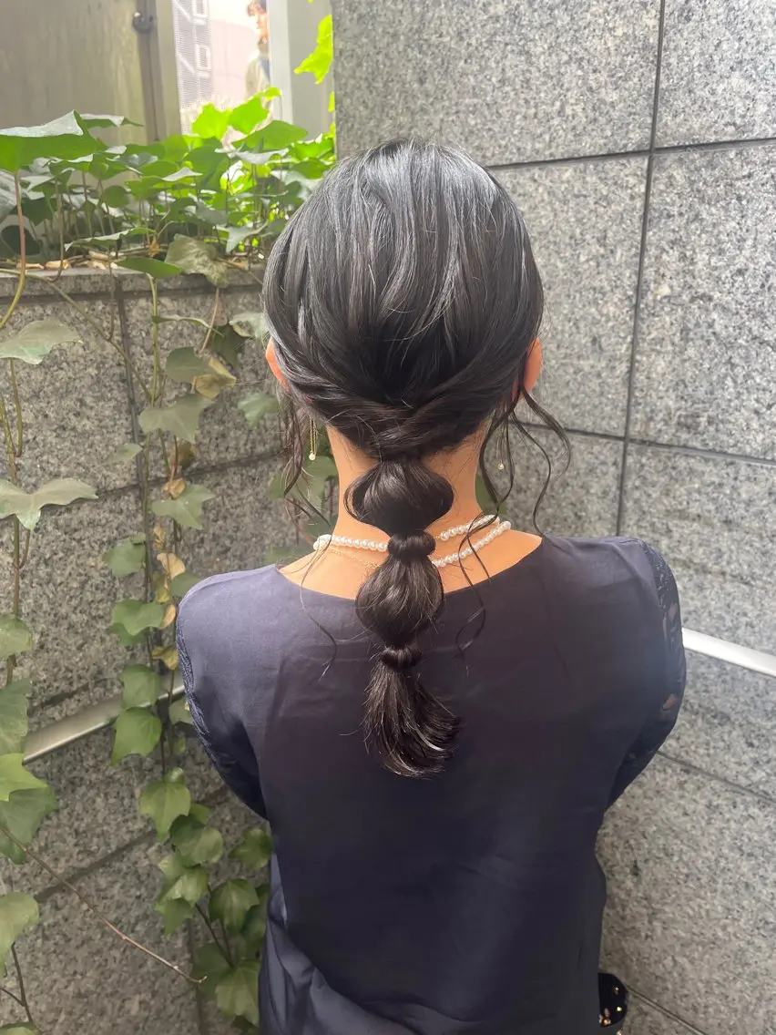 ヘアアレンジ ヘアセット one  chair natsumiのヘアスタイル