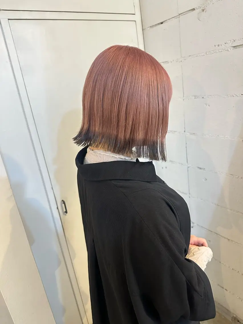 カラー デザインカラー ヘアカラー yamasaki momoaのヘアスタイル