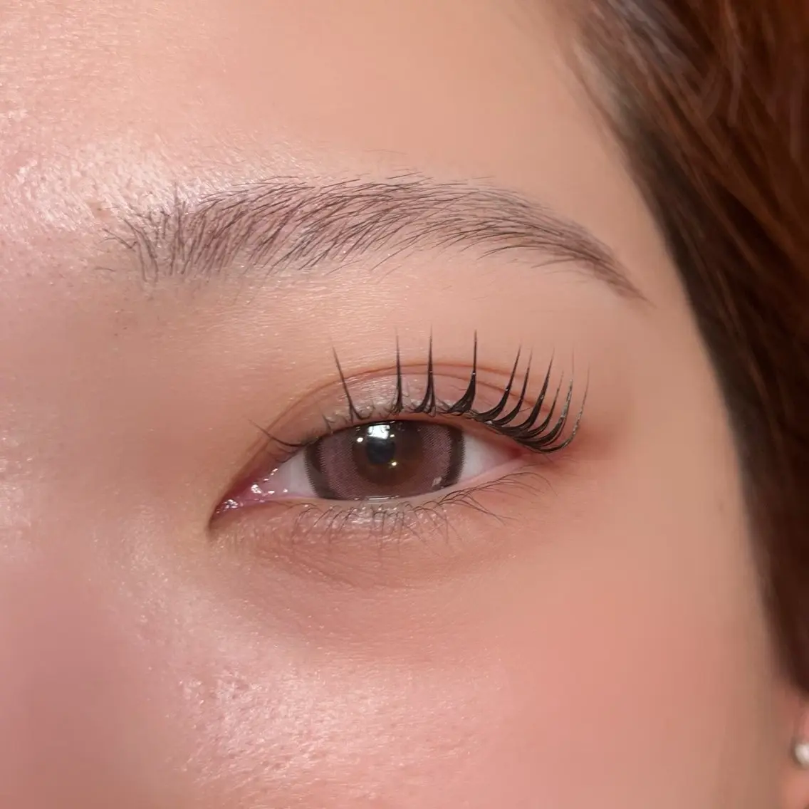 【eye design】◯🩶🤎◼︎ マスカラパーマ　選べる 束感パリジェンヌ or 束感まつ毛パーマ¥5000の写真