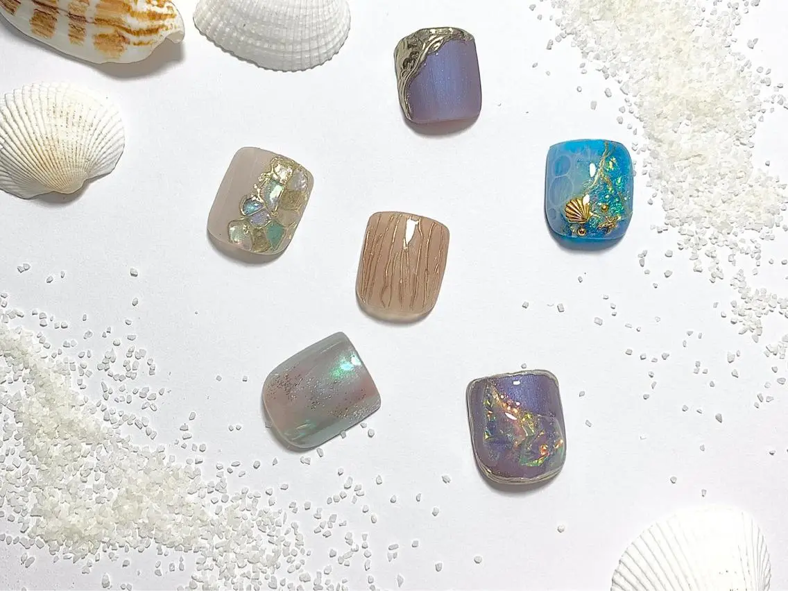 ショート ネイル 🦋Kiyomi. 🦋のネイルデザイン