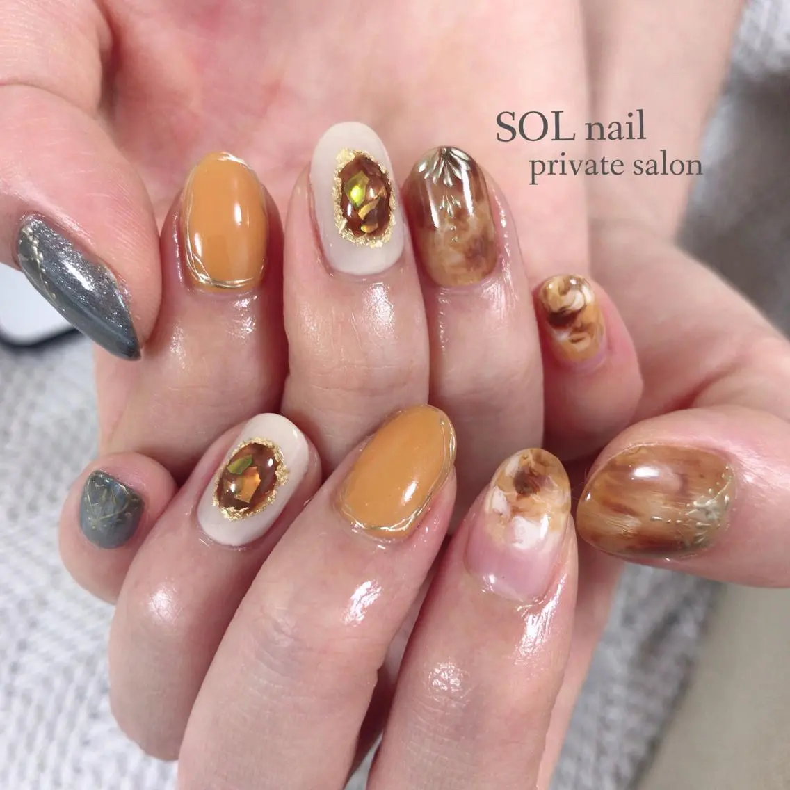 ネイル ニュアンスネイル SOL NAILのネイルデザイン