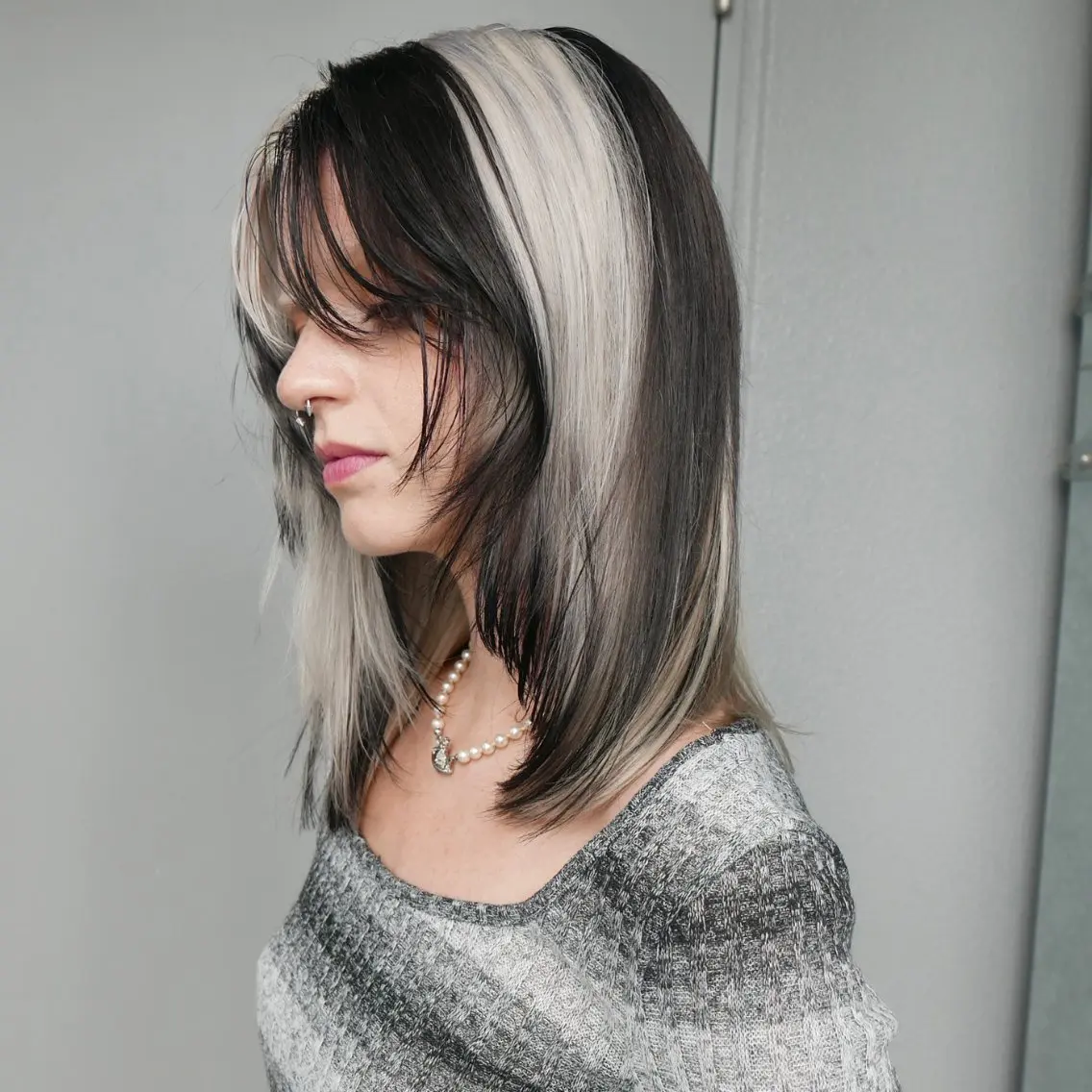ミディアム カラー デザインカラー ﾌﾞﾚｲｽﾞ˚✧₊⁎ ﾚｲﾔｰToriのヘアスタイル