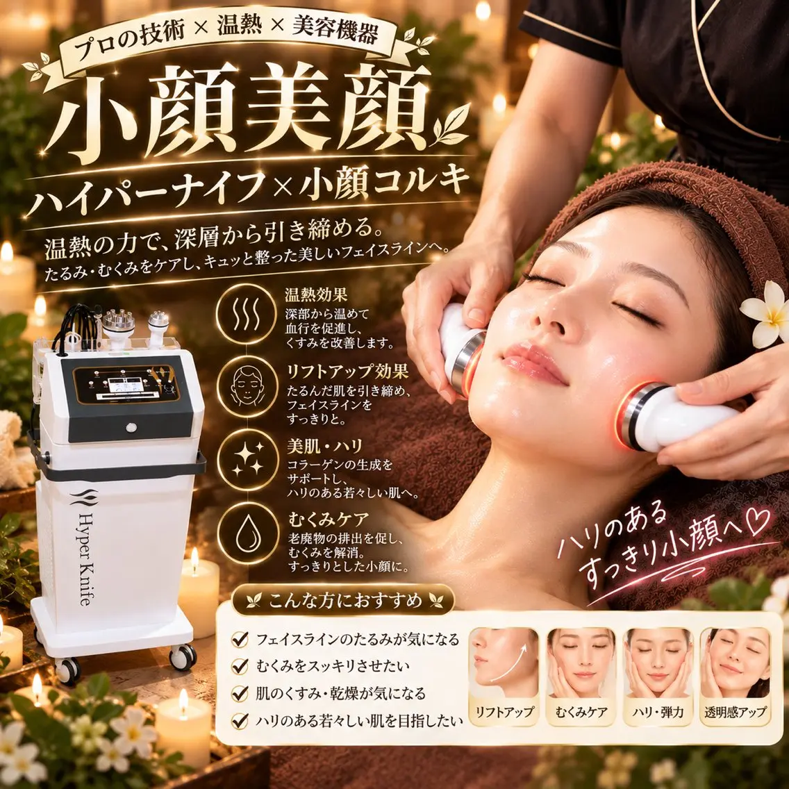 エステ MOKUNail 痩身 小顔のネイルデザイン