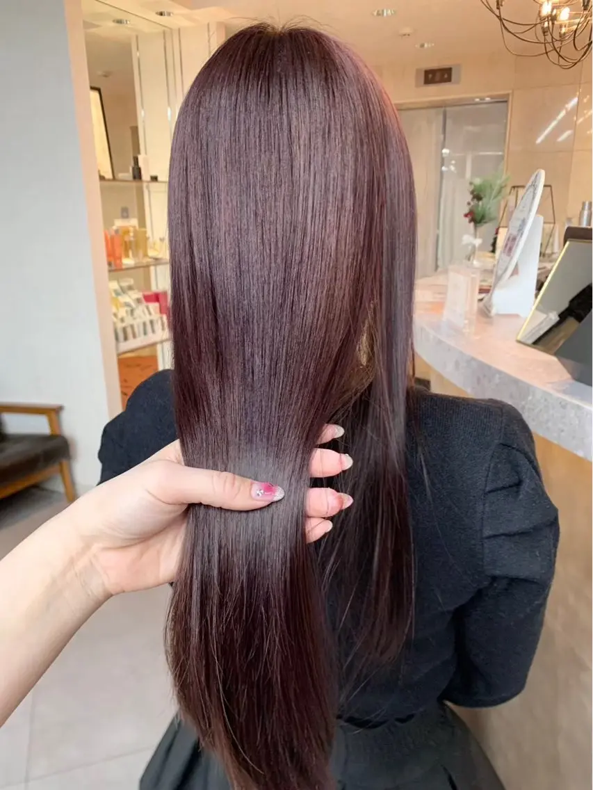 ロング カラー 鳥ちゃん🐥/中性系 /西中島/新大阪のヘアスタイル