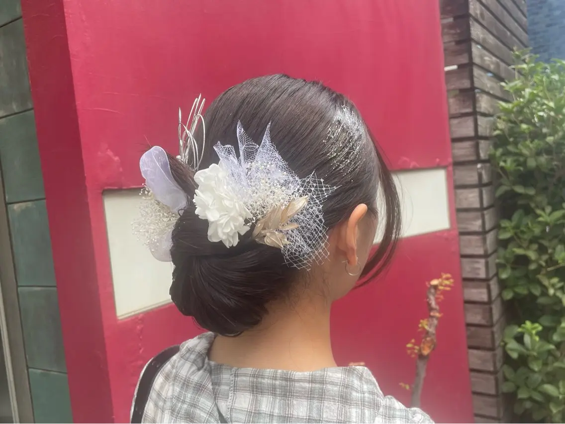 セミロング ヘアセット 量産ヘアセット/ ヘアメAyakaのヘアスタイル