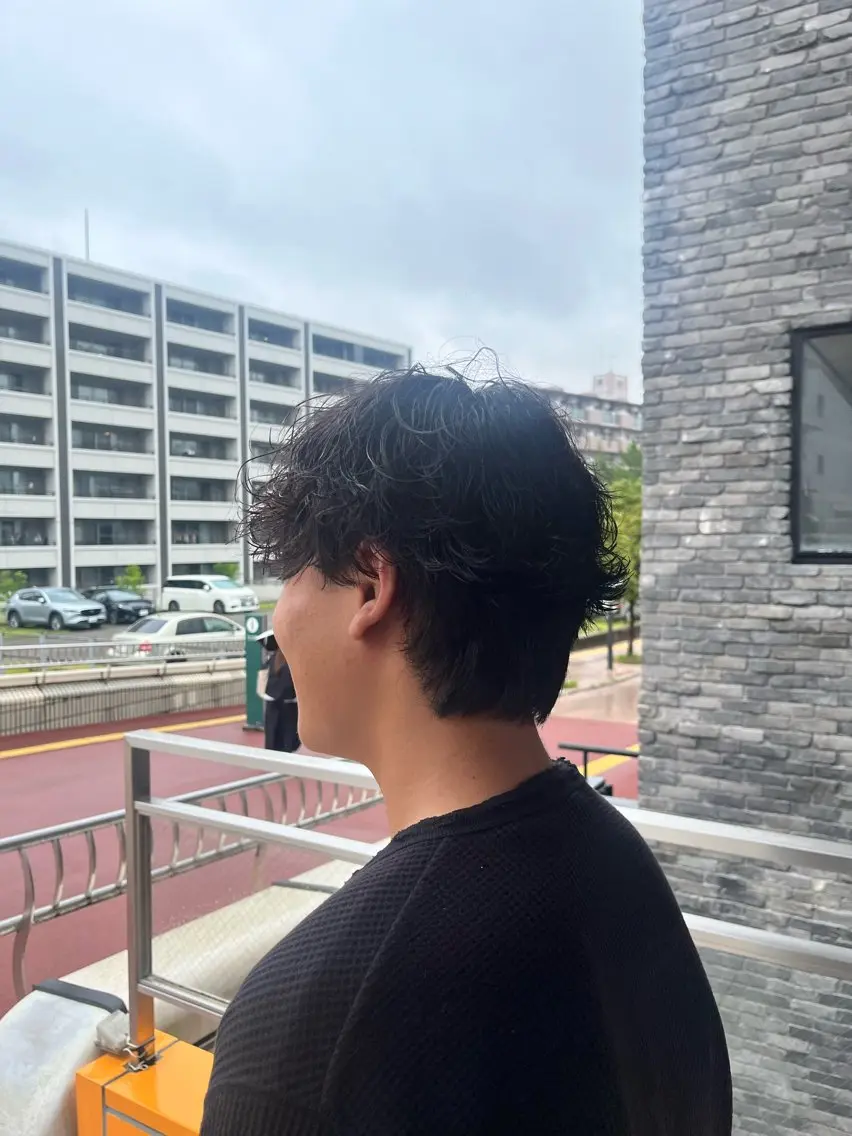 ショート カット パーマ 颯/波巻き/ウルフ /ナチュラルスタイルのヘアスタイル