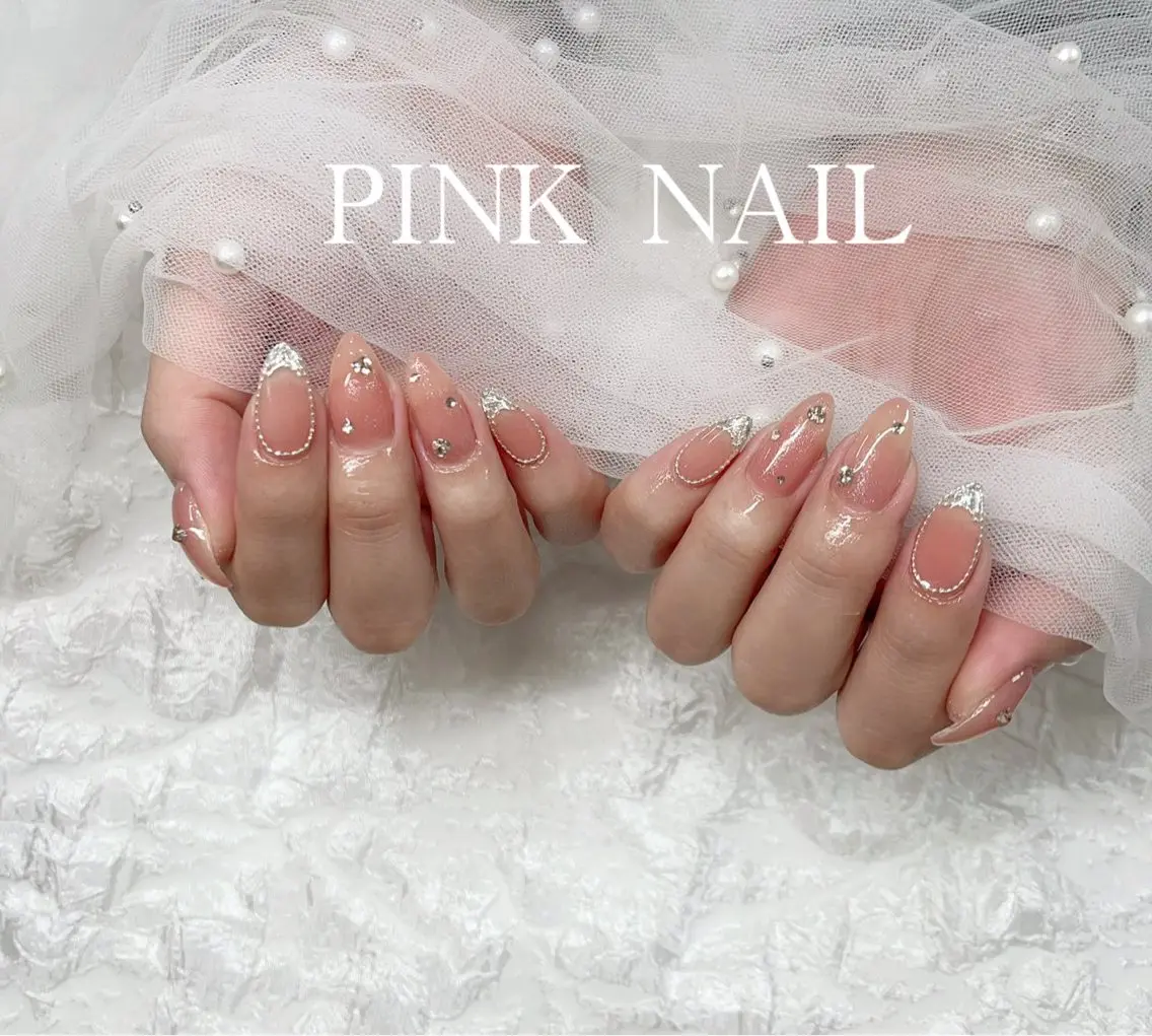 ネイル ハンドネイル pink nailのその他イメージ