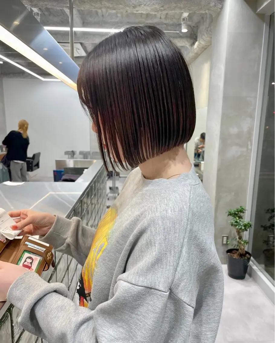 ショート カラー カット ヘアカラー 華 /ショート/ボブのヘアスタイル