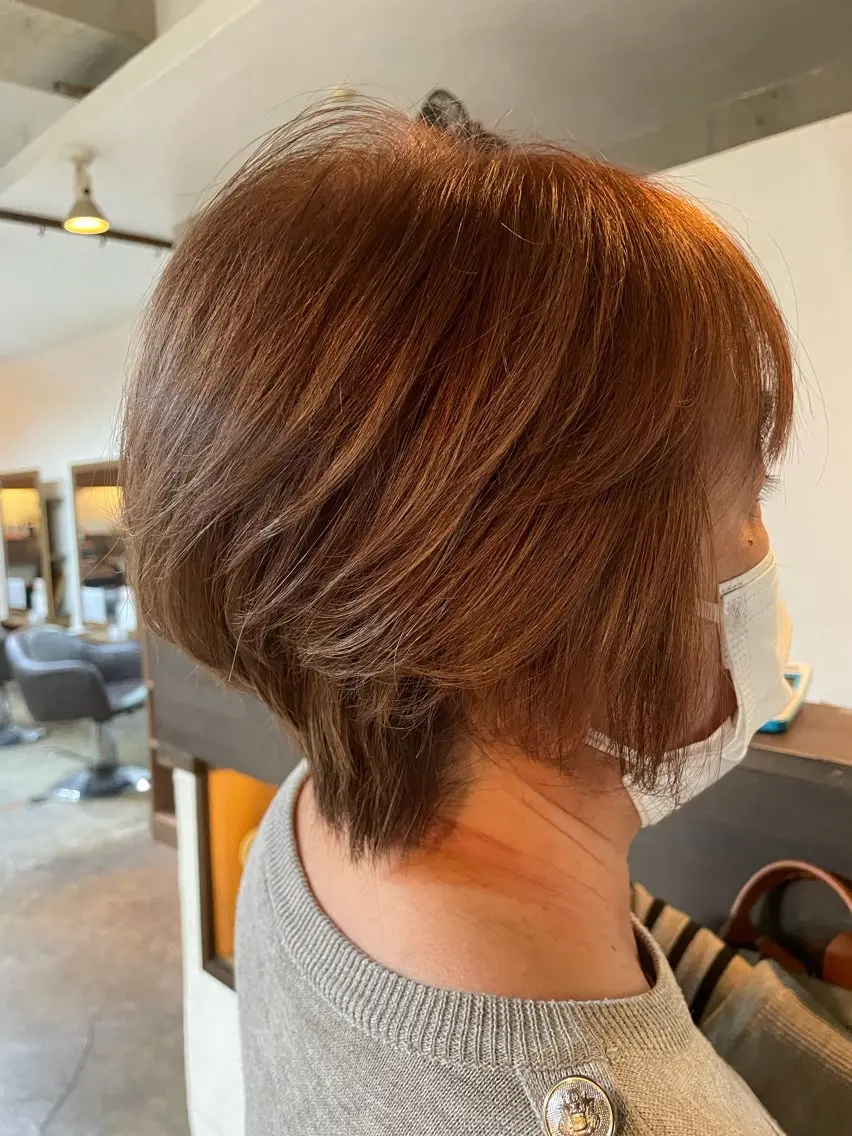 ショート カット Joliefille 高石店　かすみのヘアスタイル