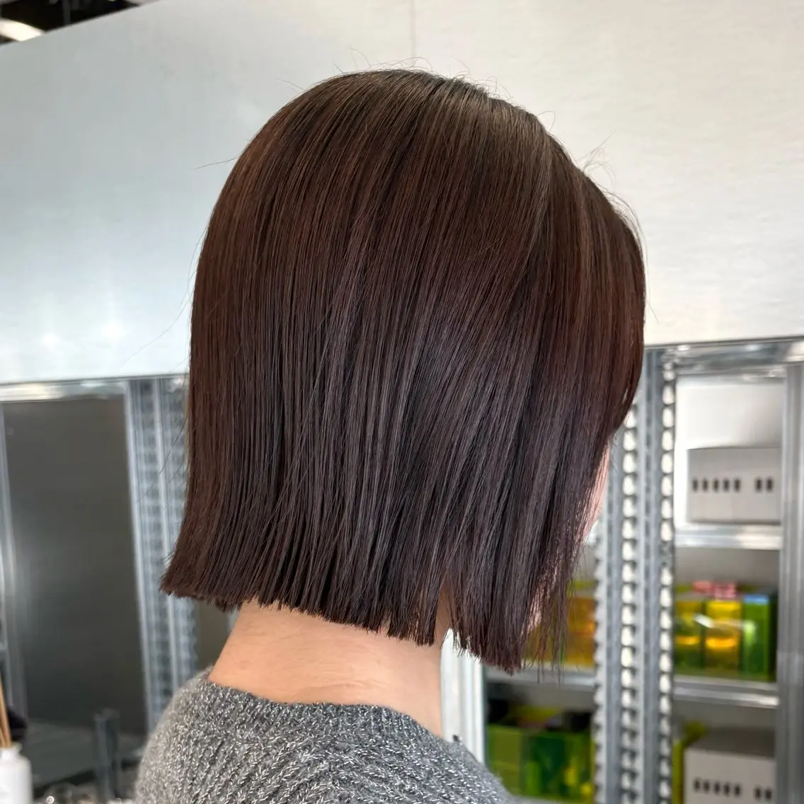 ショート カラー カット ヘアカラー トリートメント ✨縮毛矯正/ボブ✨ 佐藤 さくらのヘアスタイル