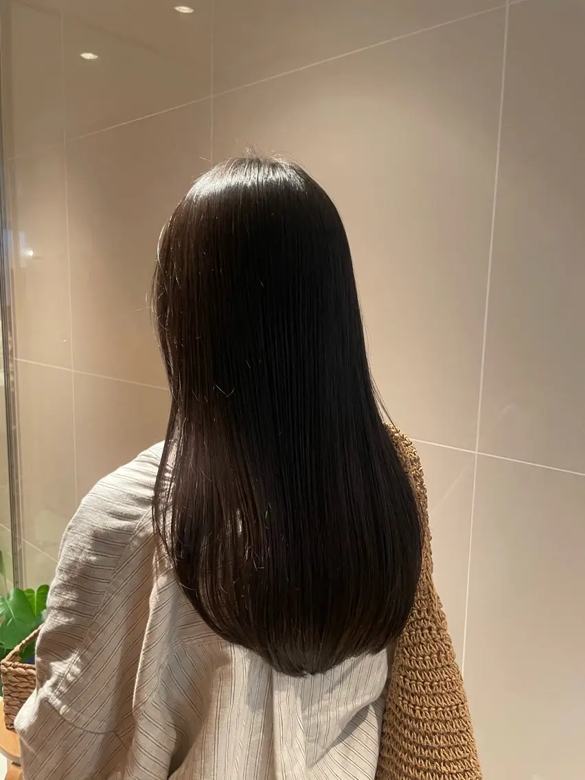 ロング カラー パーマ ヘアカラー 縮毛矯正 トリートメント レイヤー/縮毛矯正 🪄chihiroのヘアスタイル