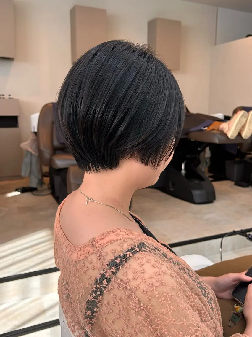 ショート 似合わせカット ショートヘア トリートメント ミディアムヘア Chifumiのヘアスタイル
