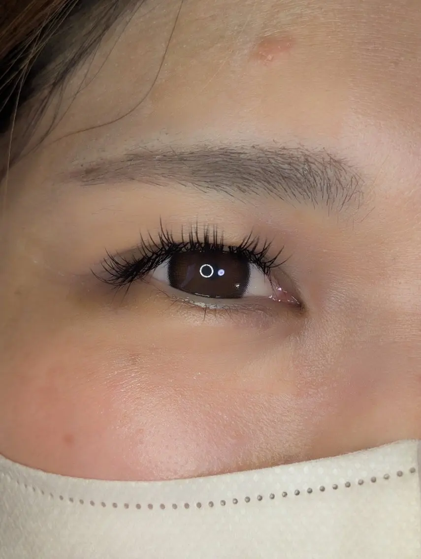 マツエク・マツパ Cカール フラットラッシュ マツエク EYELASH lino 合志市のマツエク・マツパデザイン
