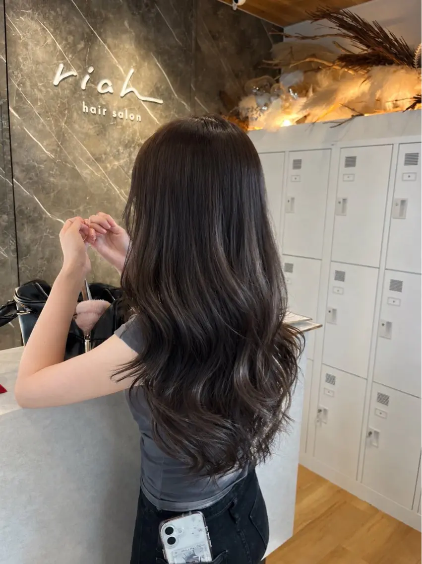 ロング カラー 透明感カラーレイヤー ブリーチ🌙Manaのヘアスタイル