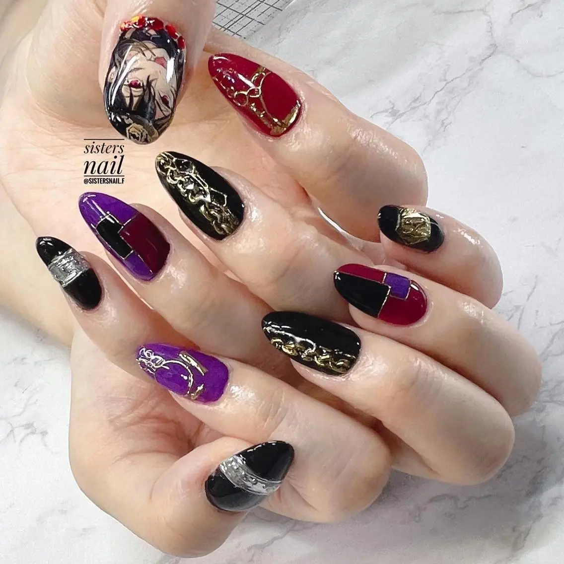 ネイル アートネイル sisters nail.fのネイルデザイン