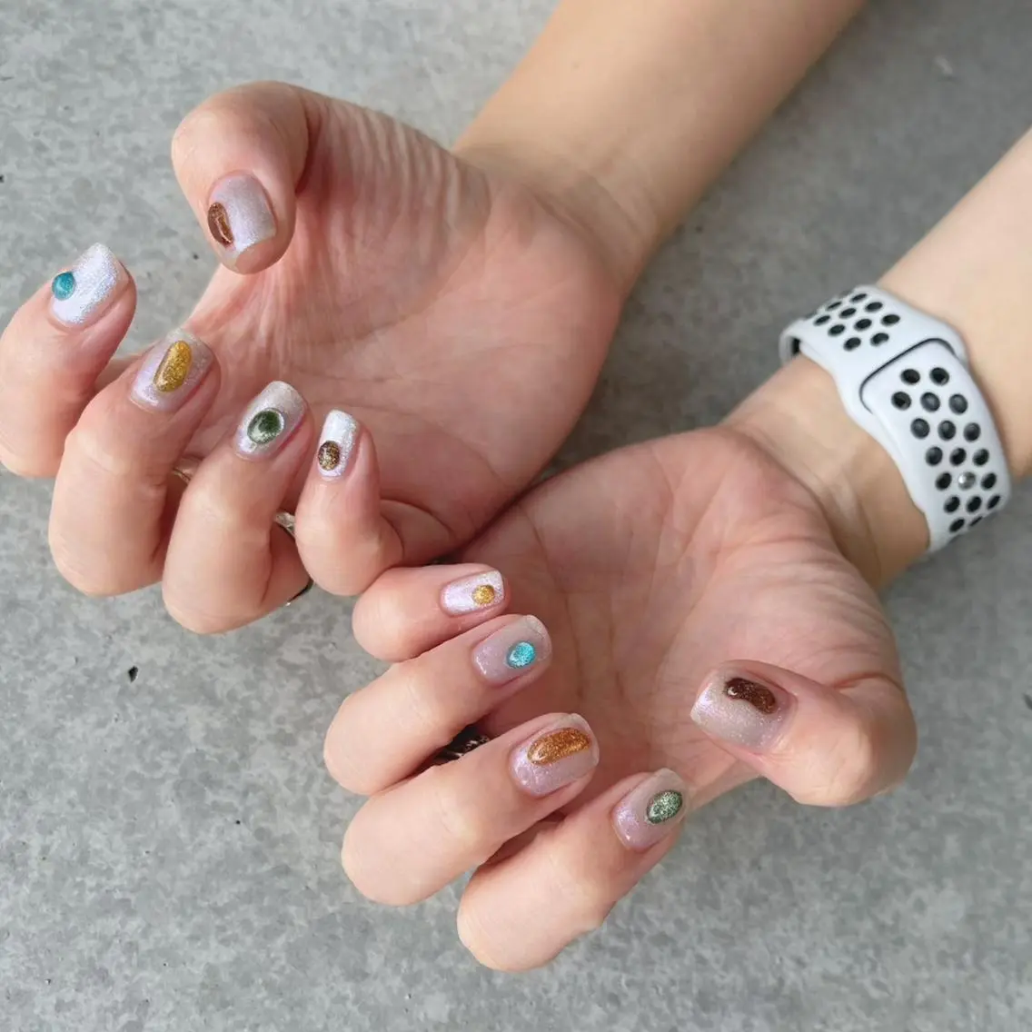 ネイル アートネイル 長さ出し ジェルネイル 氷ネイル・うるうるネイル マットネイル ハンドネイル nail salon Soeurのネイルデザイン