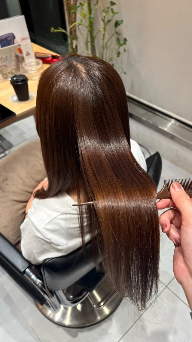 ロング ヘアカラー トリートメント 🌻花音🌻メンズ /艶カラー/Wカラーのヘアスタイル