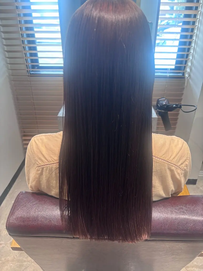 【当日限定‼️】髪質改善×艶カラー+内部補修トリートメントの写真