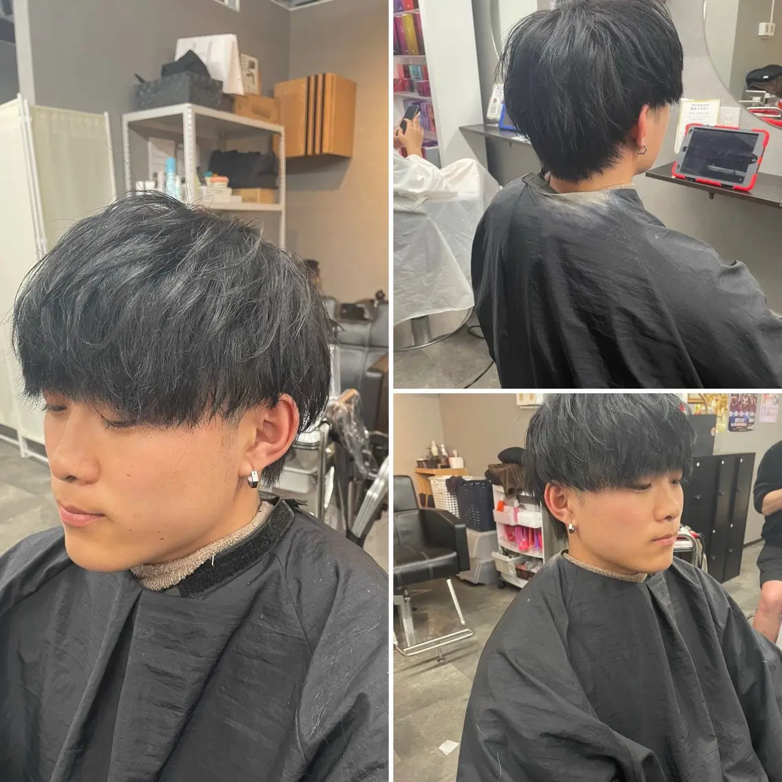メンズ カット ヘアセット 🌹ミラクル美容師 🌹くっぽのヘアスタイル