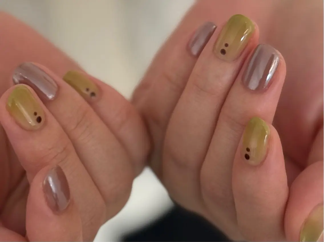 ショート ハンドネイル elbe nailのネイルデザイン