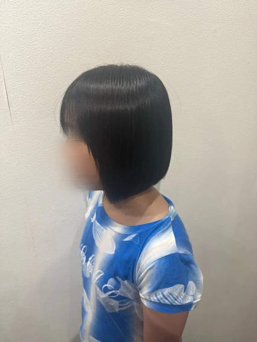 キッズ カット 縮毛矯正 望月 憂嘉のヘアスタイル