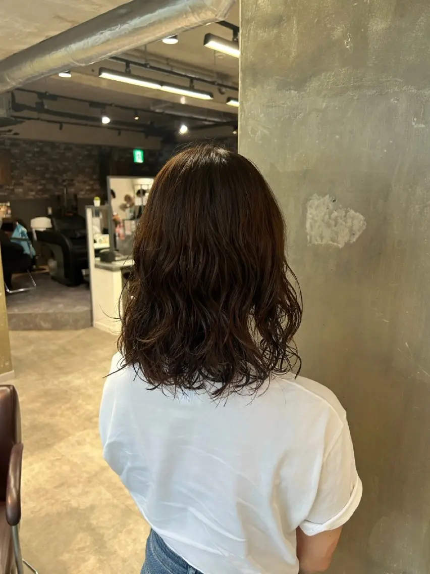 パーマ パーマ モデル募集中🪄 レイヤー🍒ここみのヘアスタイル