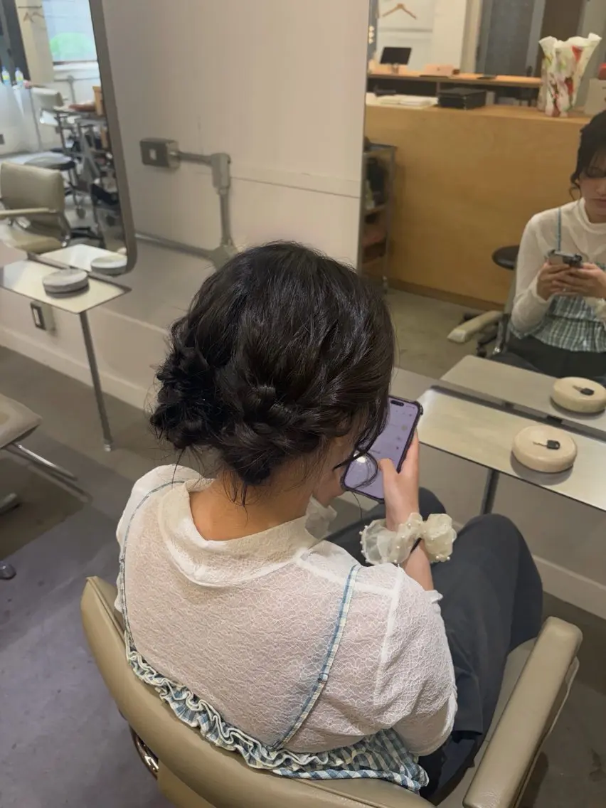ヘアアレンジ 本町美容室 ☆ あまねのヘアスタイル