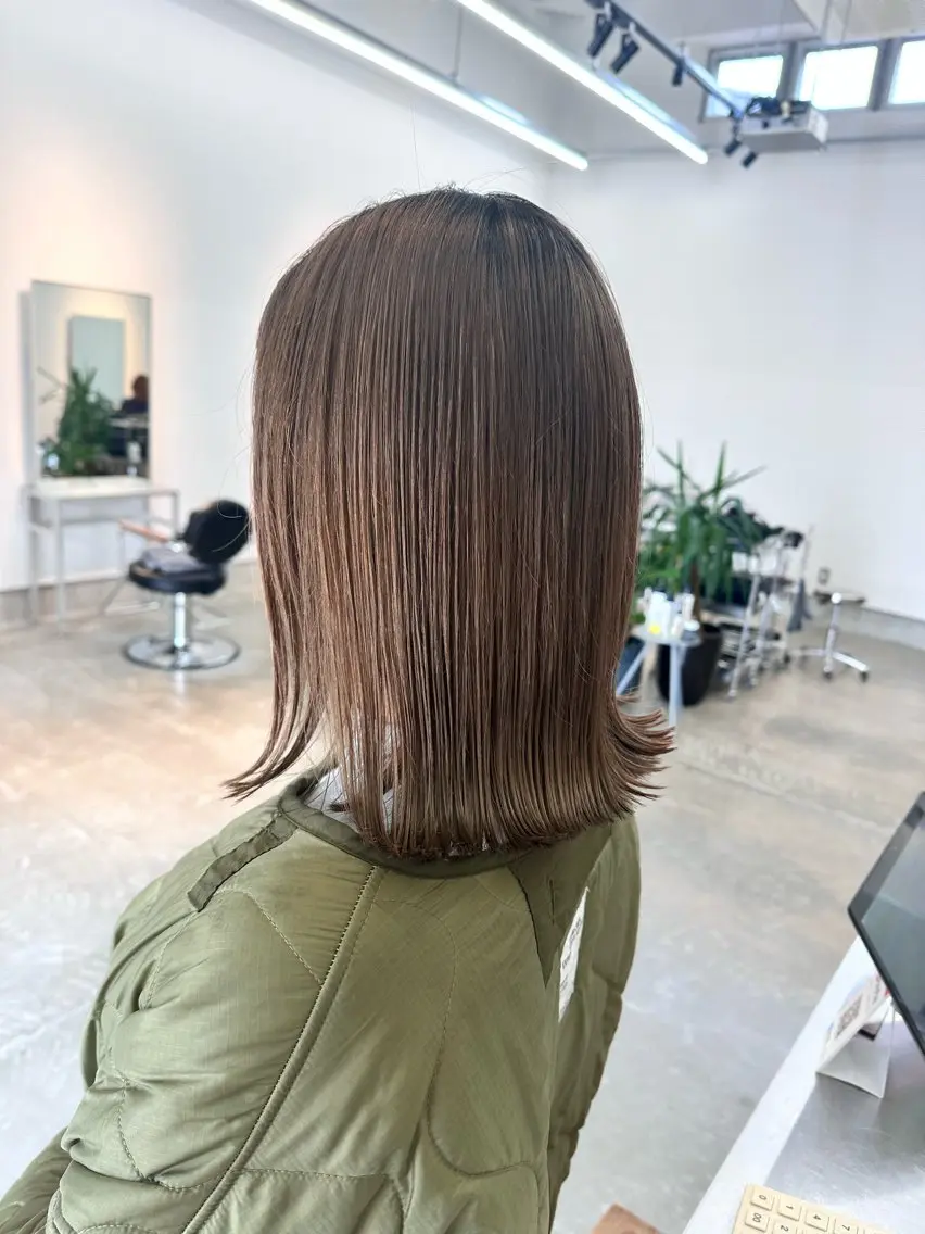 ミディアム 南 星来のヘアスタイル