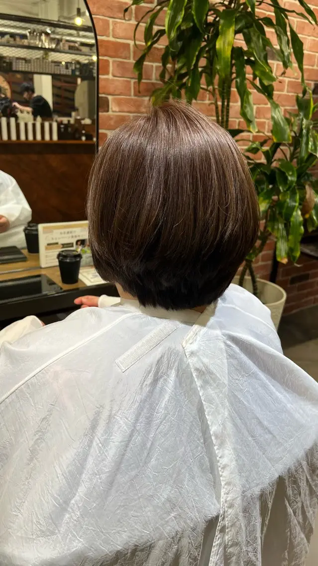 ショート カラー アッシュ アッシュブラウン ブラウンカラー Rico /透明感カラー💎のヘアスタイル
