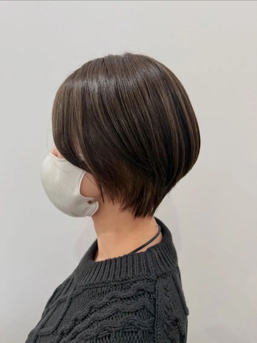 ショート ショートヘア カット ヘアカラー 韓国風hair💕 Kanonのヘアスタイル