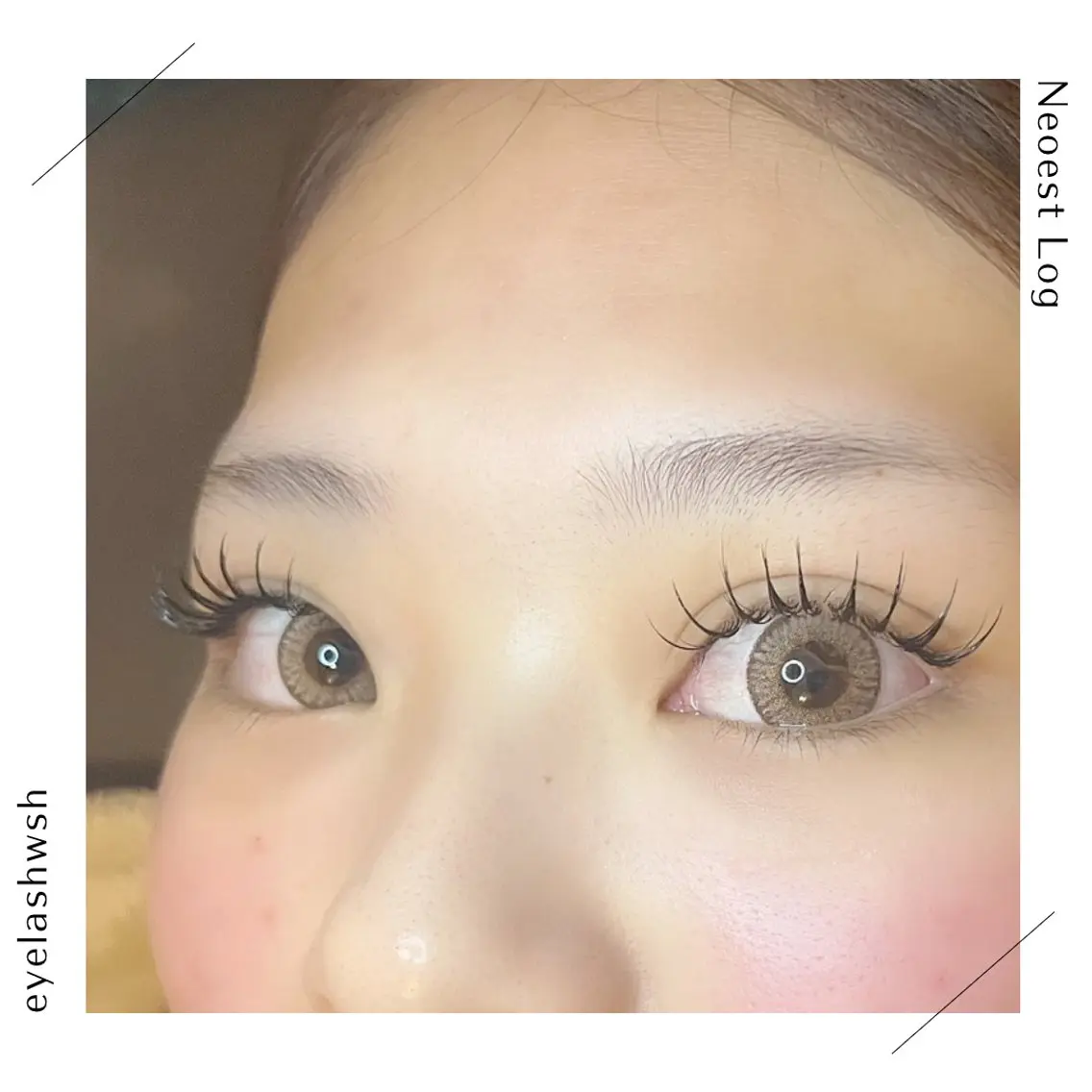 マツエク・マツパ 束感まつ毛 まつげパーマ マツエク 荒川 鈴菜のヘアスタイル