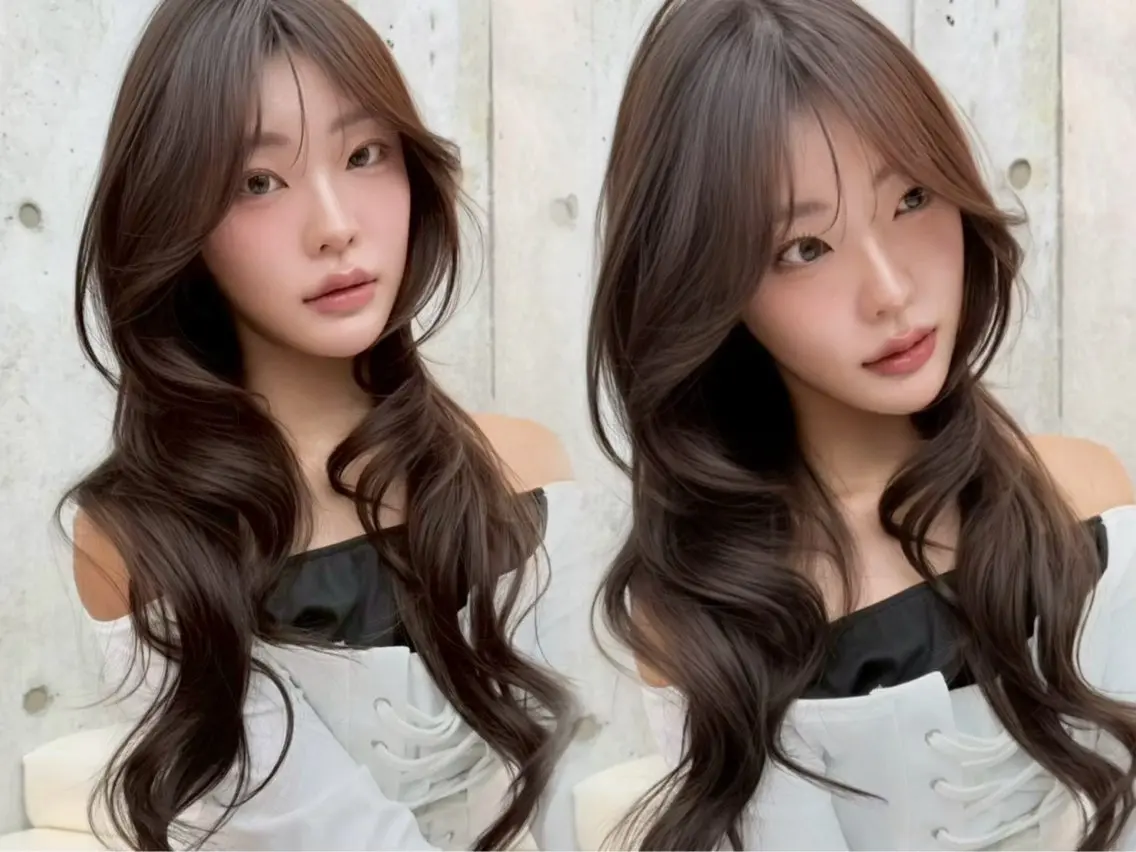 ロング レイヤー/ ダブルカラーセナ🎀のヘアスタイル