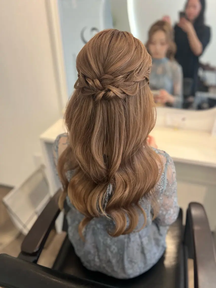 ヘアアレンジ ハーフアップ ヘアセット ヘアセット専門 🫧ARIANAのヘアスタイル