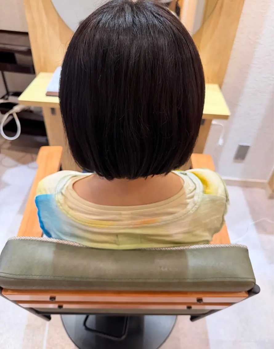 ショート ヘアカラー 縮毛矯正/艶カラー 京都四条烏丸/ことみのヘアスタイル
