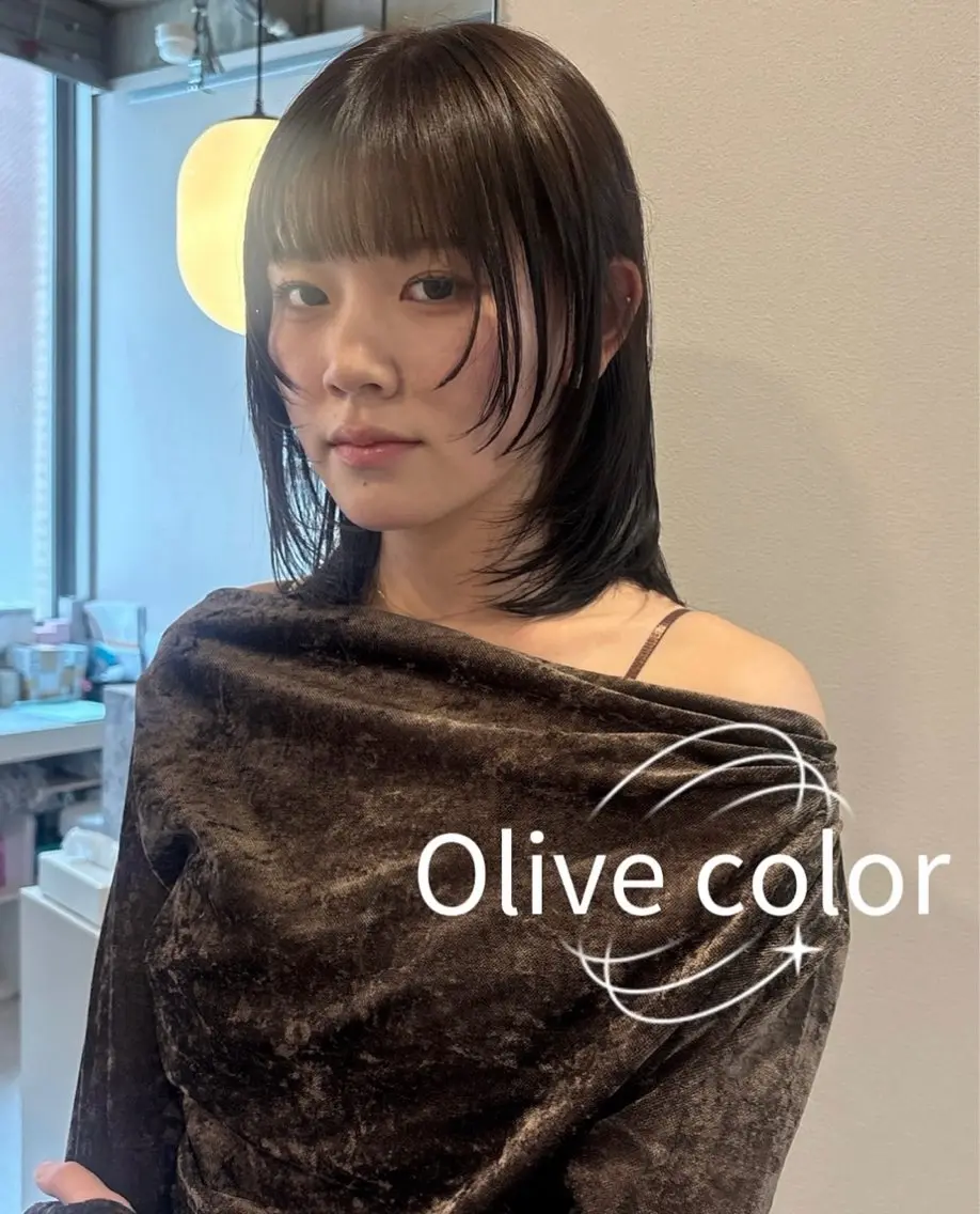 カラー ヘアカラー 酸性ストレート /暖色カラー/ユイカのヘアスタイル