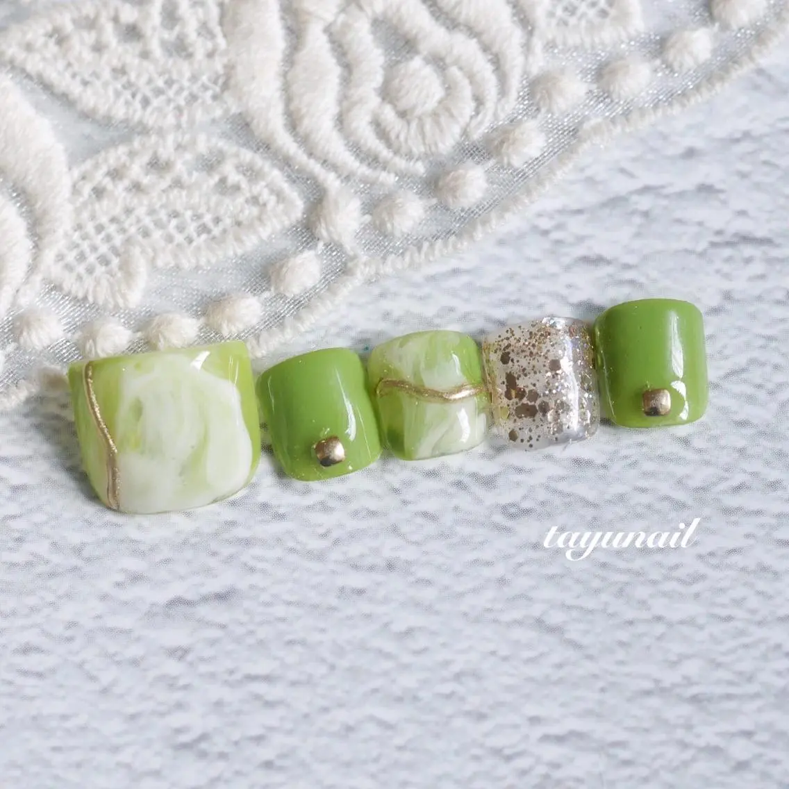 ネイル アートネイル フットネイル ジェルネイル ニュアンスネイル ワンカラーネイル フットネイル ネイルサロン 【たゆnail】のネイルデザイン