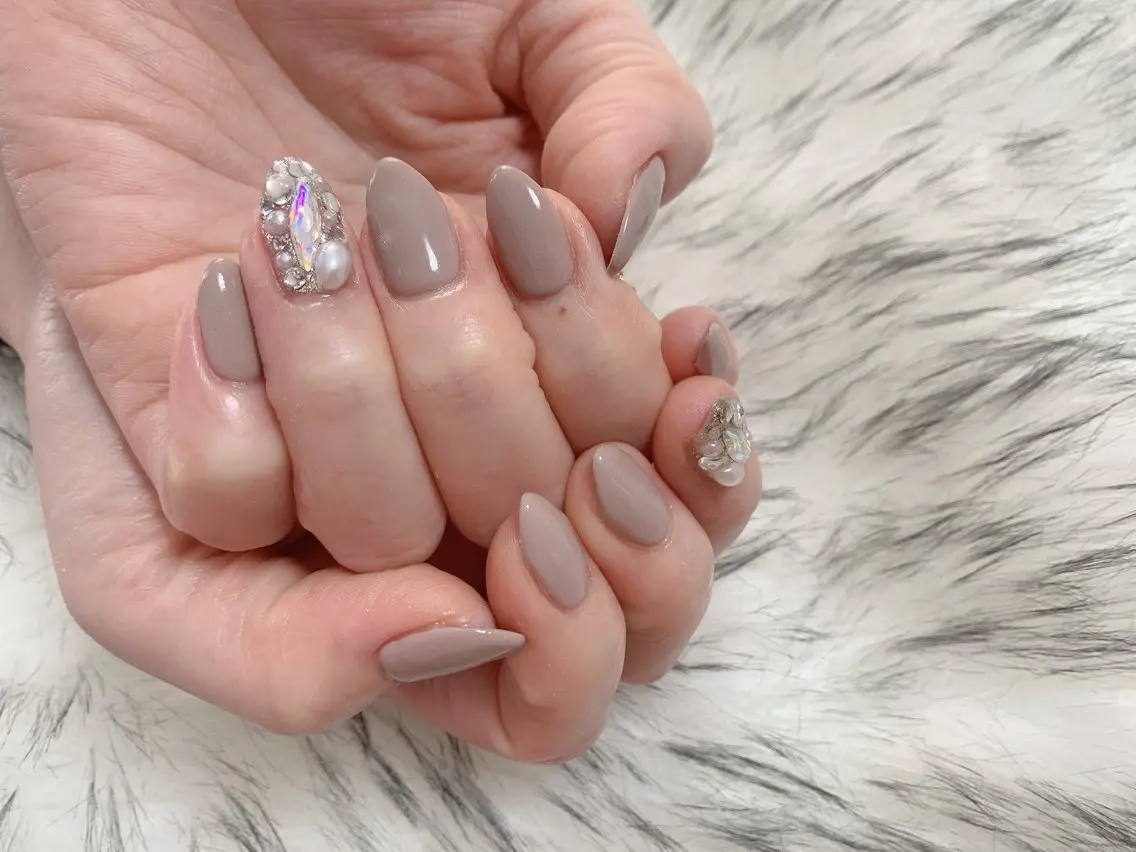 ネイル ジェルネイル キラキラネイル 韓国ネイル メンズネイル パラジェル kiki nail たまプラーザのネイルデザイン