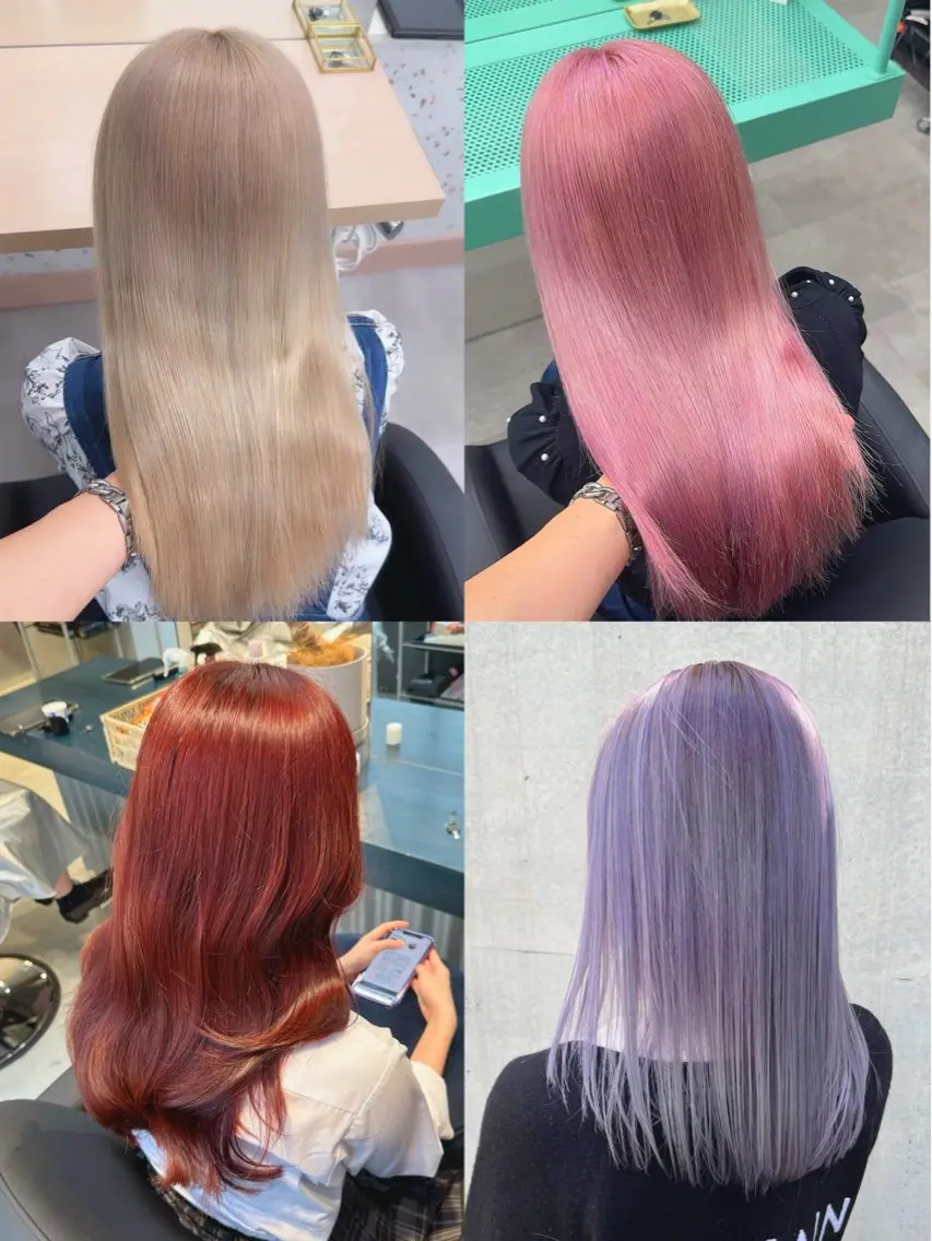【🦋5月限定ブリーチクーポン🦋】🌈ケアbreach🌈＋🫟color🫟＋✂️cut✂️＋トリートメントの写真