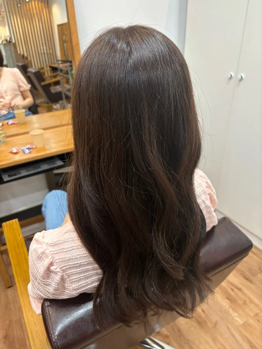 ロング 中谷 幸音のヘアスタイル