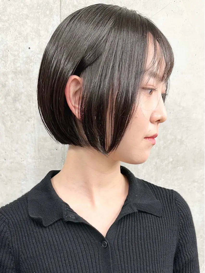 ミディアム ボブ/ゆるふわ ボブパーマ/とういのヘアスタイル