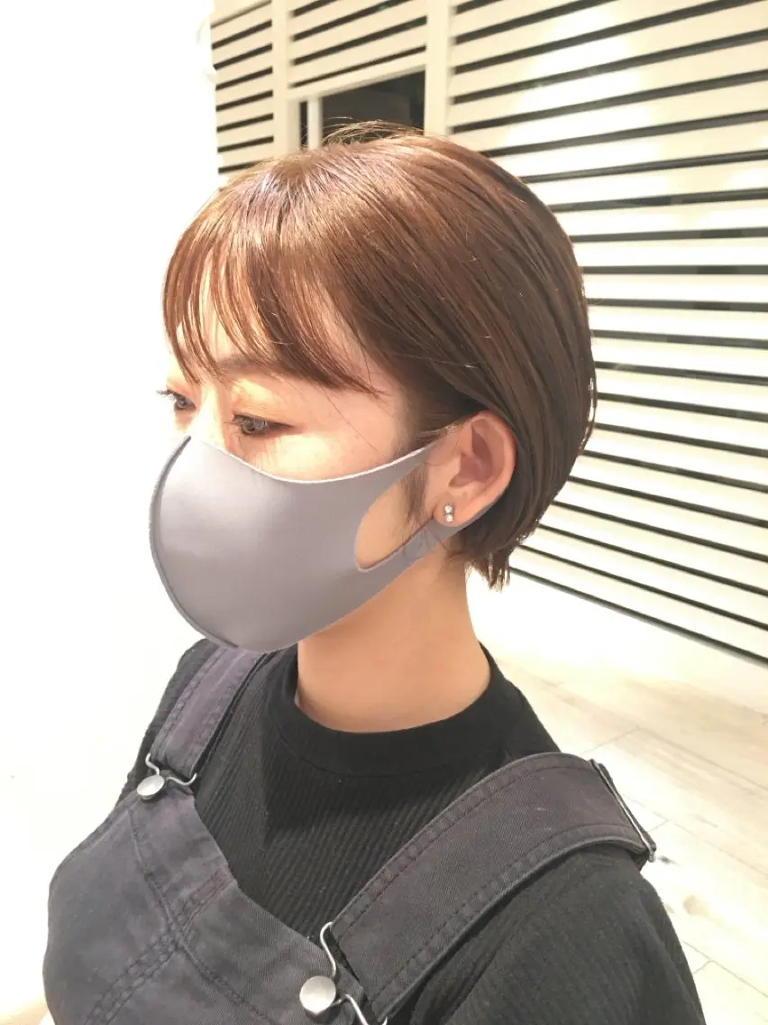 ショート カラー ショートヘア 堀田 翔子のヘアスタイル