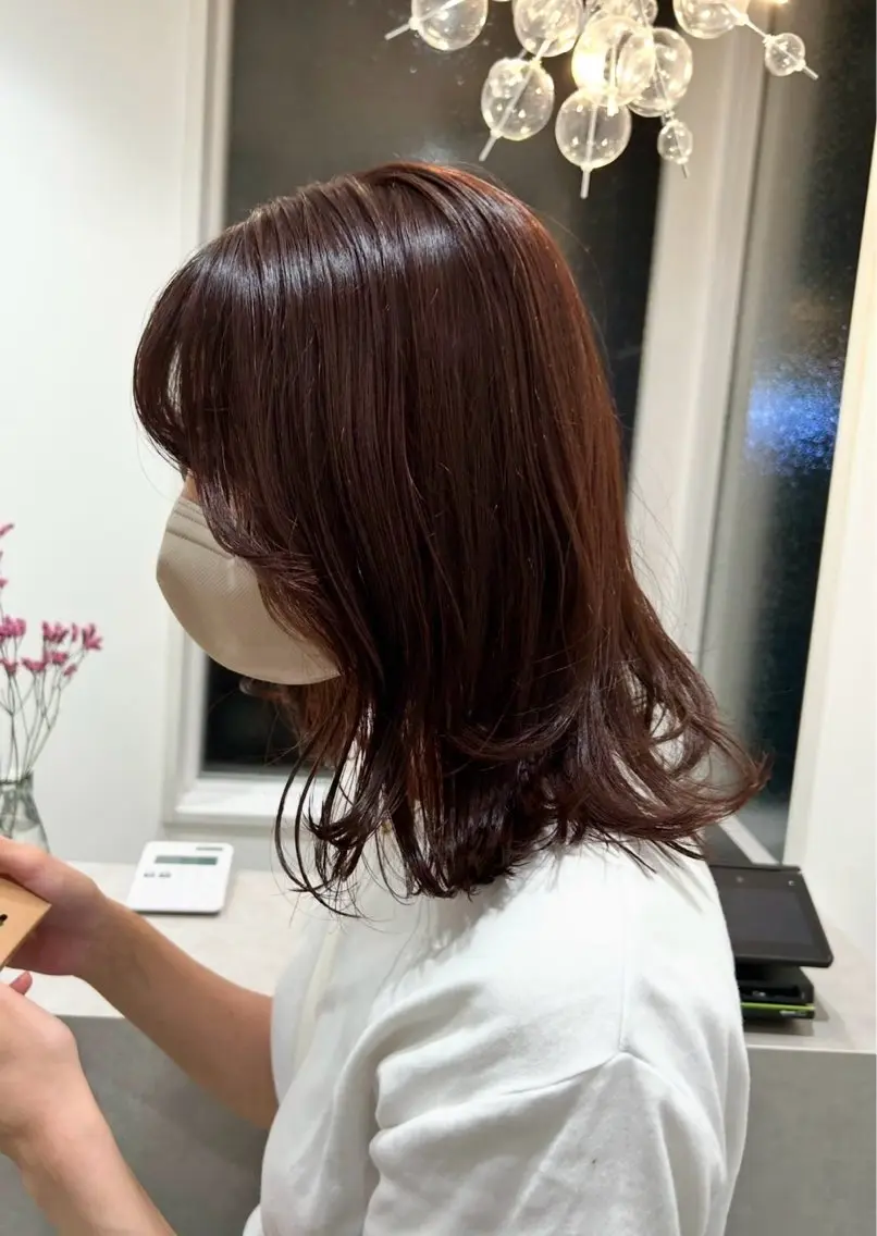 ミディアム 🍓横浜/HUG/ はるか🎀♡のヘアスタイル